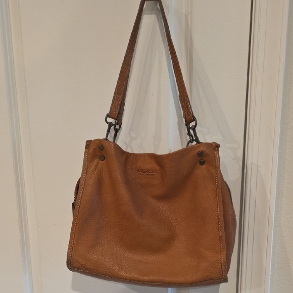 American Leather Co Handbags - American Leather Co. Lenox Triple Entry Leather Sa